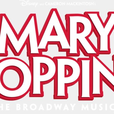 MARY POPPINS Title Treatment on black Thumbnail